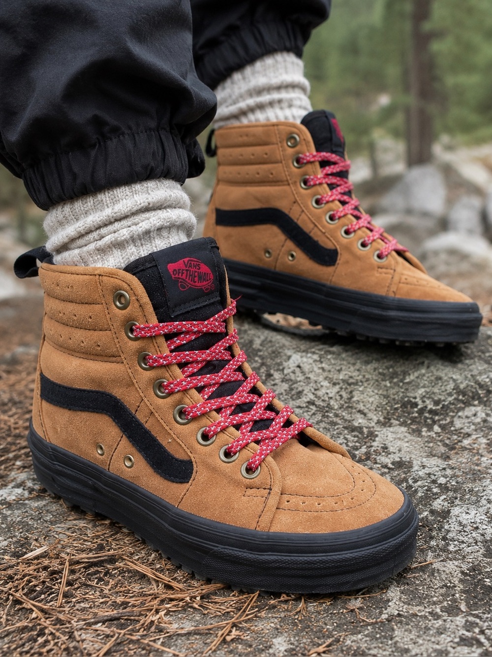 Vans Sk8-Hi MTE Brown Suede Hiking Boots Sneakers Womens 5.5 Mens 4